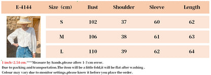 2025 Spring New Women's French White Shirt Splicing Lace Embroidery Design Ladies Shirt Long Sleeve Casual Holiday Beach Tops