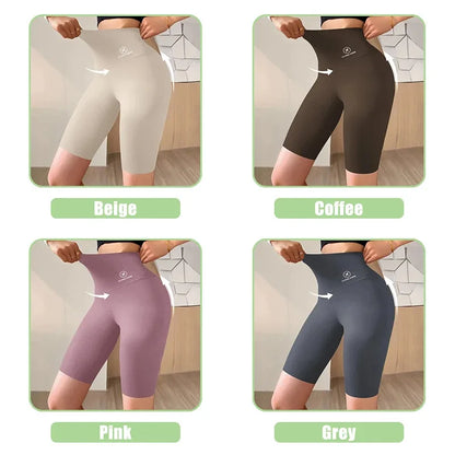 Women Jogging Fitness Cycling High Waist Sports Shorts