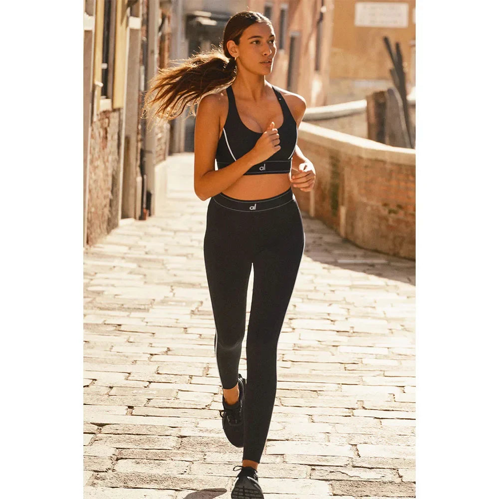 Solid Color Yoga Bra Suit Up Bra High-Waist Suit Up Legging Slimming Yoga Set Slimming Sports Bra Fitness Clothing