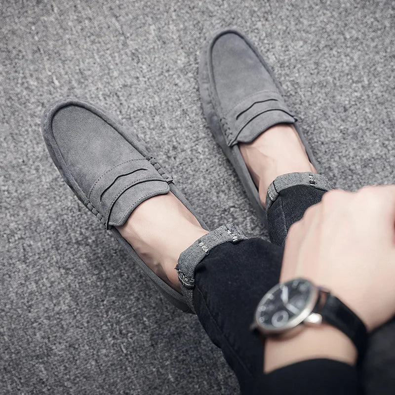 Men's Casual Shoes Summer Moccasins Men Loafers Leisure Non-Slip Flats Lightweight Soft Slip on Driving Shoe Sapatenis Masculino