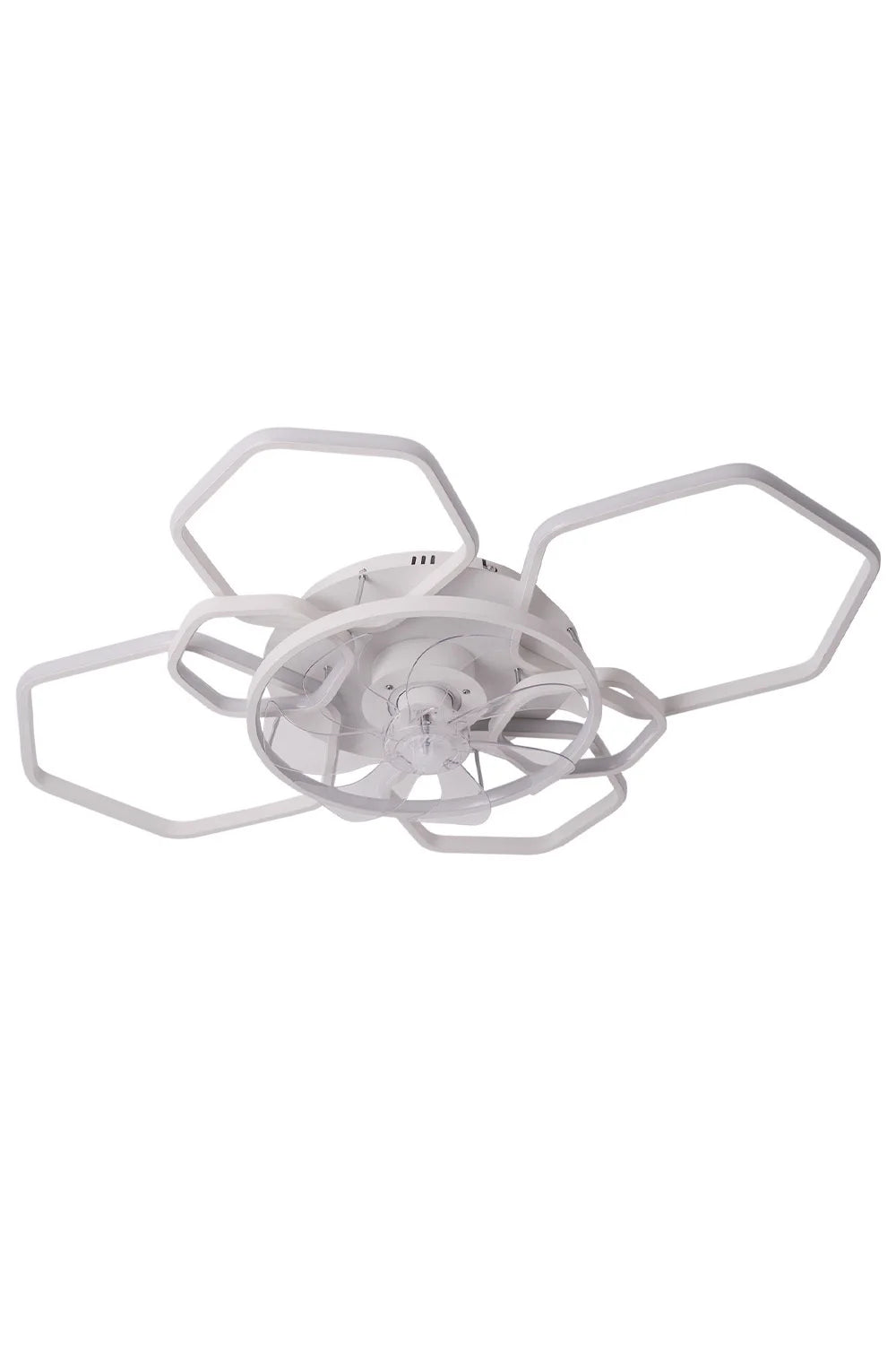 Geometrical Ceiling Fan Light with Remote Control 60W
