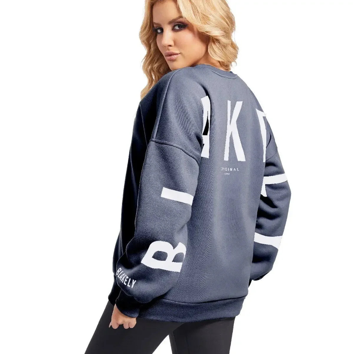 Y2K American Harajuku Clothing Thickened Fashion Letter Printing Pullover  Sweatshirt Women's New Style Long Sleeve Sweatshirt