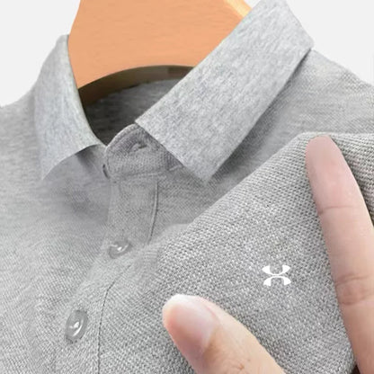 2025 Men's short sleeved breathable T-shirt, business casual polo shirt, original , comfortable clothing, new fashion, summer