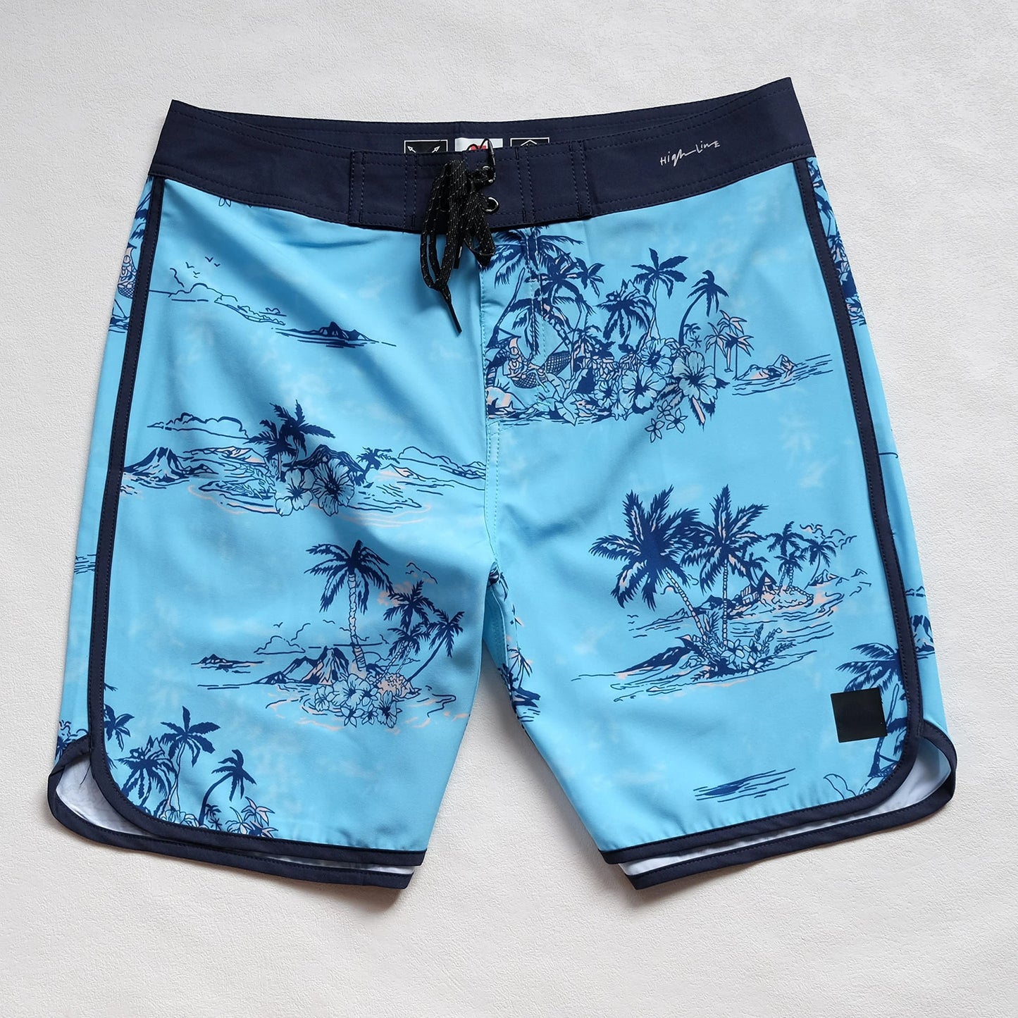 Men’s Brand Bermuda Waterproof Quick-dry BoardShorts Surfing Fitness Gym Sports Beach Surf Pants Surf de bain homme Swim Trunk