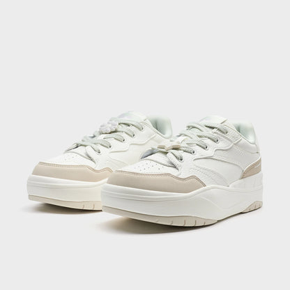 Xtep Skateboarding Shoes For Women 2025 Spring Outdoor Casual Sports Shoes Thick Sole Classics Comfortable Sneakers 975118310017