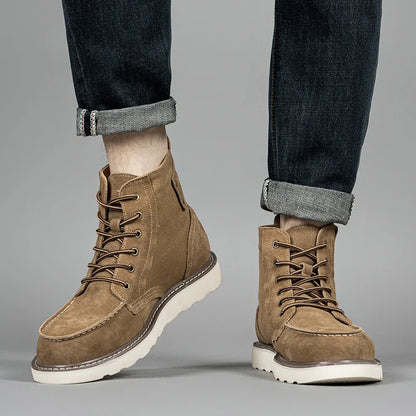 Outdoor Men Hiking Shoes Waterproof Tactical Leather Hunting Boots Desert Camping Sneakers Ankle Men Trekking Casual Shoes