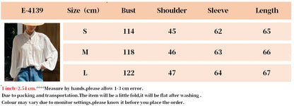 2025 Spring New Women's French White Shirt Splicing Lace Embroidery Design Ladies Shirt Long Sleeve Casual Holiday Beach Tops