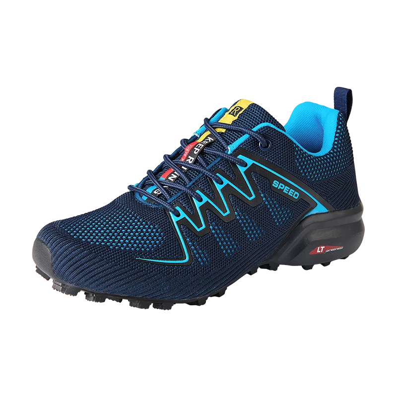 2025 New Men Running shoes Outdoor Breathable Anti-skid Wear-resistant Lace-up Sneakers Male Jogging Training Travel Sport Shoes