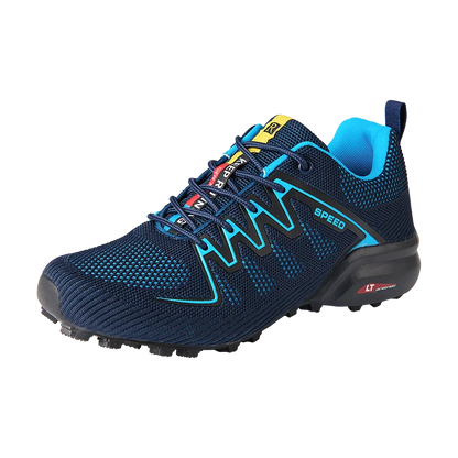 2025 New Men Running shoes Outdoor Breathable Anti-skid Wear-resistant Lace-up Sneakers Male Jogging Training Travel Sport Shoes