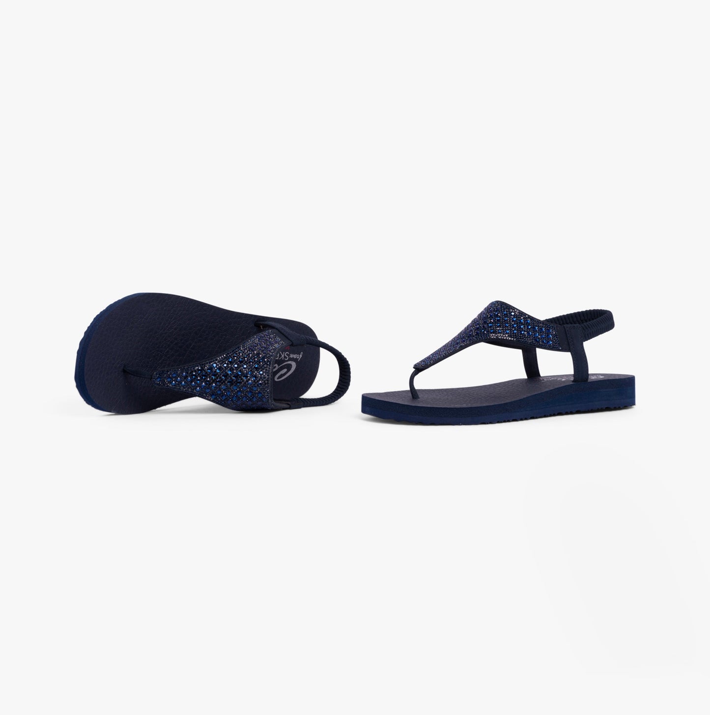 Skechers 119770/NVY MEDITATION - ROCKSTAR Womens Sandals Navy