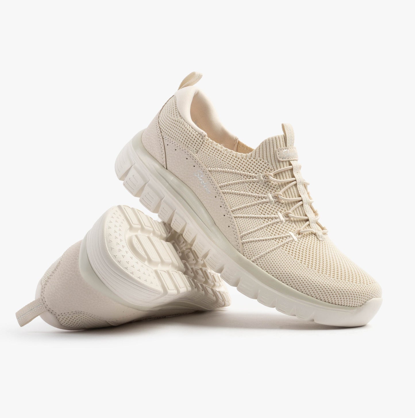 Skechers 100702/OFWT GRACEFUL - PICTURE PERFECT Womens Trainers Off White