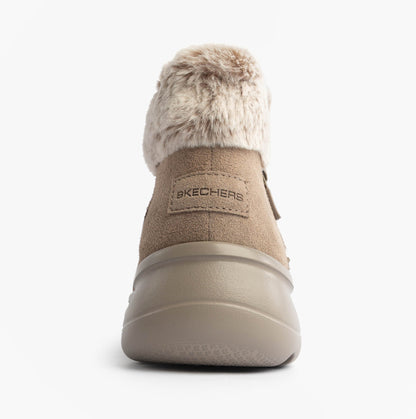 Skechers ON-THE-GO ENCORE - SNOW-CAPPE Womens Boots Dark Taupe