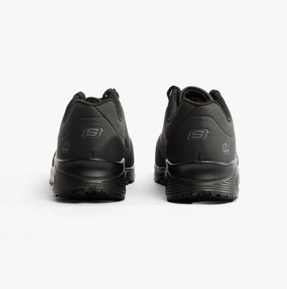 Skechers Work 200177EC UNO SR - DOLTIN Mens Safety Trainers Black