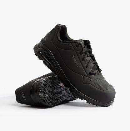 Skechers Work 200177EC UNO SR - DOLTIN Mens Safety Trainers Black