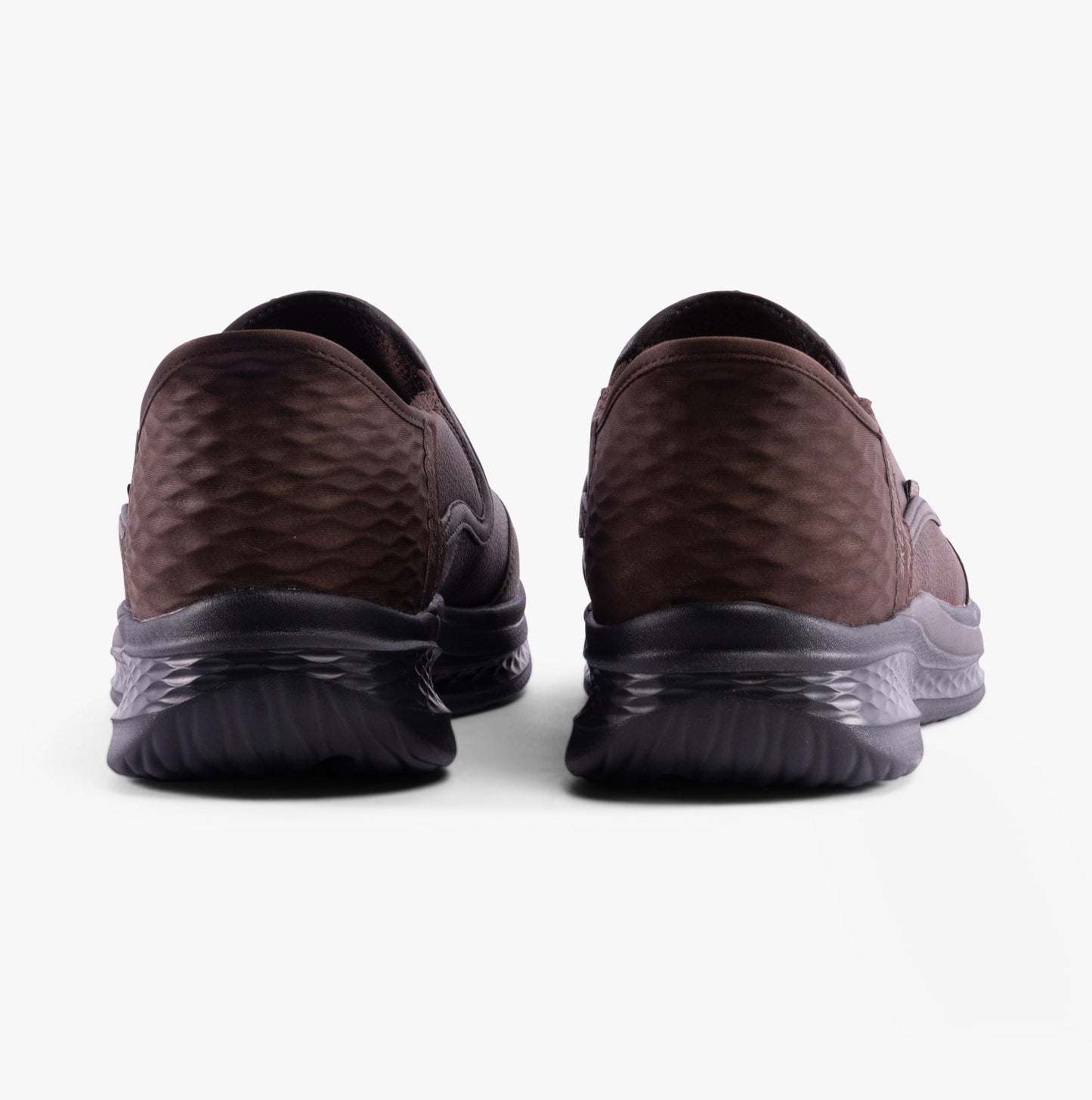 Skechers 205237/RDBR SLADE - COOPER Mens Shoes Red/Brown