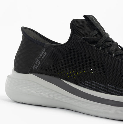 Skechers 210810/BLK SLIP-INS SLADE - QUINTO Mens Shoes Black