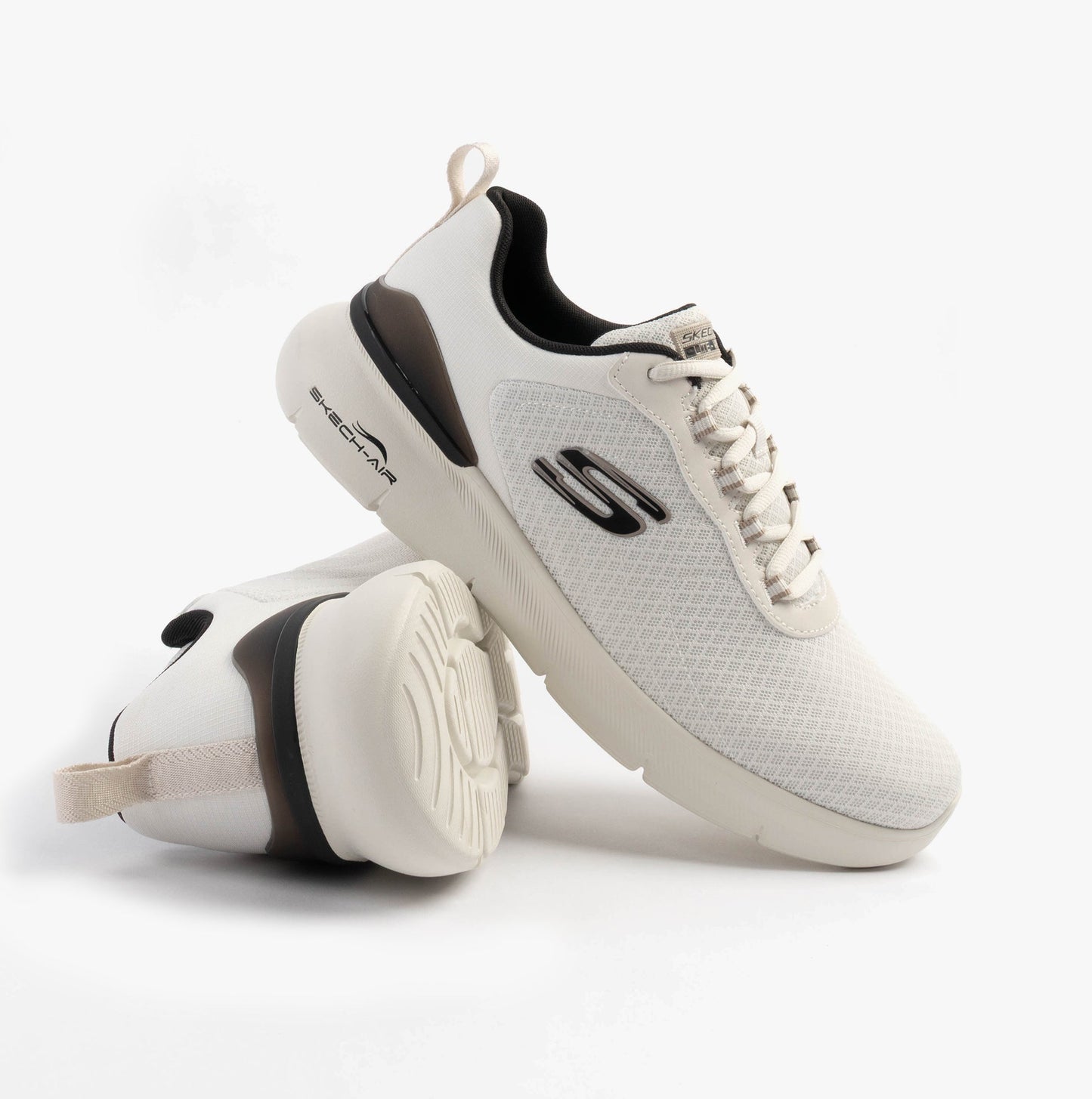 Skechers 232971/NTBK SKECH-AIR DYNAMIGHT 2.0 - DUR Mens Trainers Natural/Black