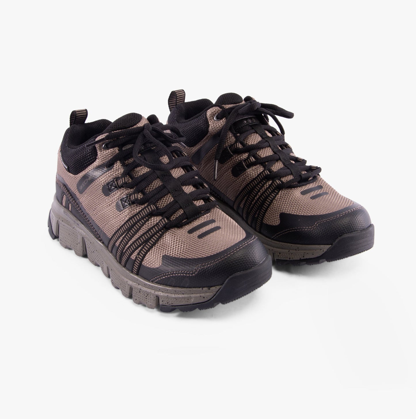 Skechers 237701/TNBK SUMMITS AT - CANOBIE Mens Waterproof Trainers Tan/Black