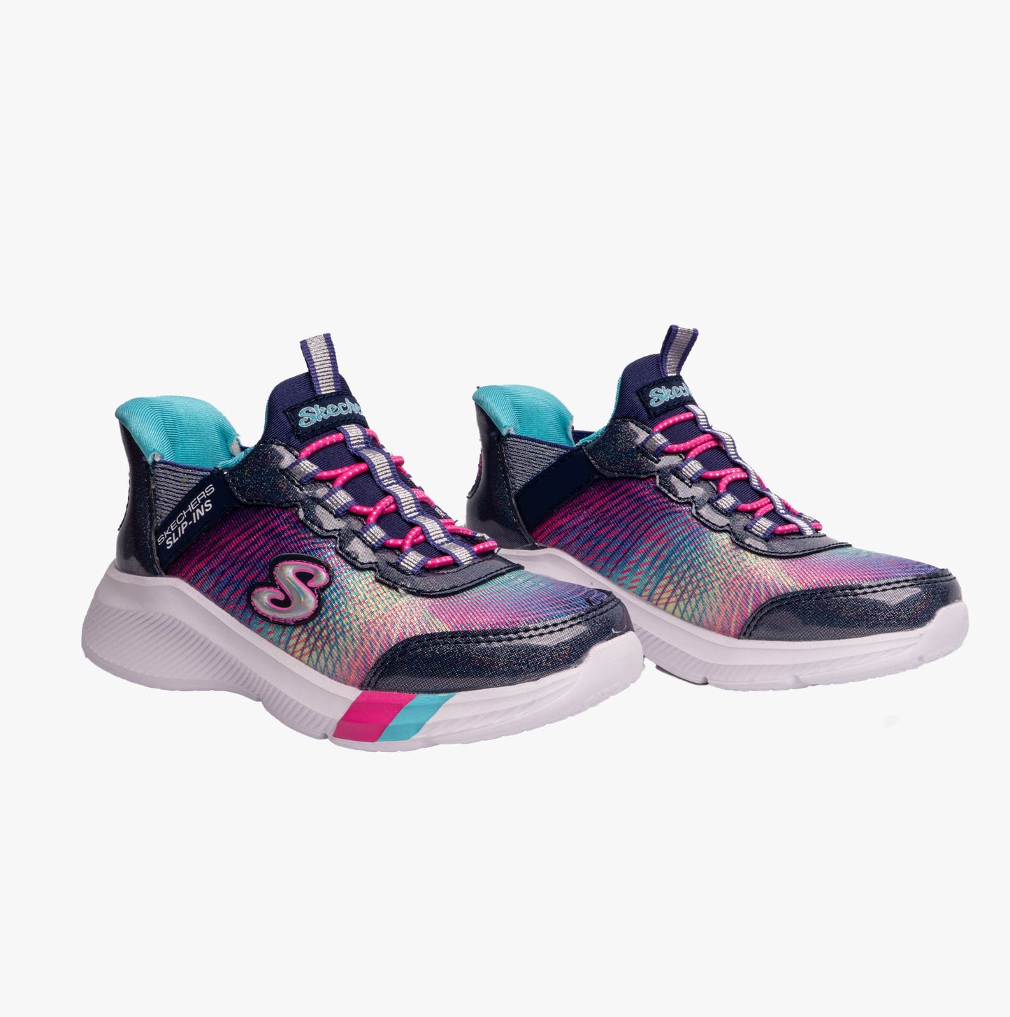 Skechers 303514L/NVMT DREAMY LITES - COLORFUL PRISM Girls Sneaker Navy/Multi