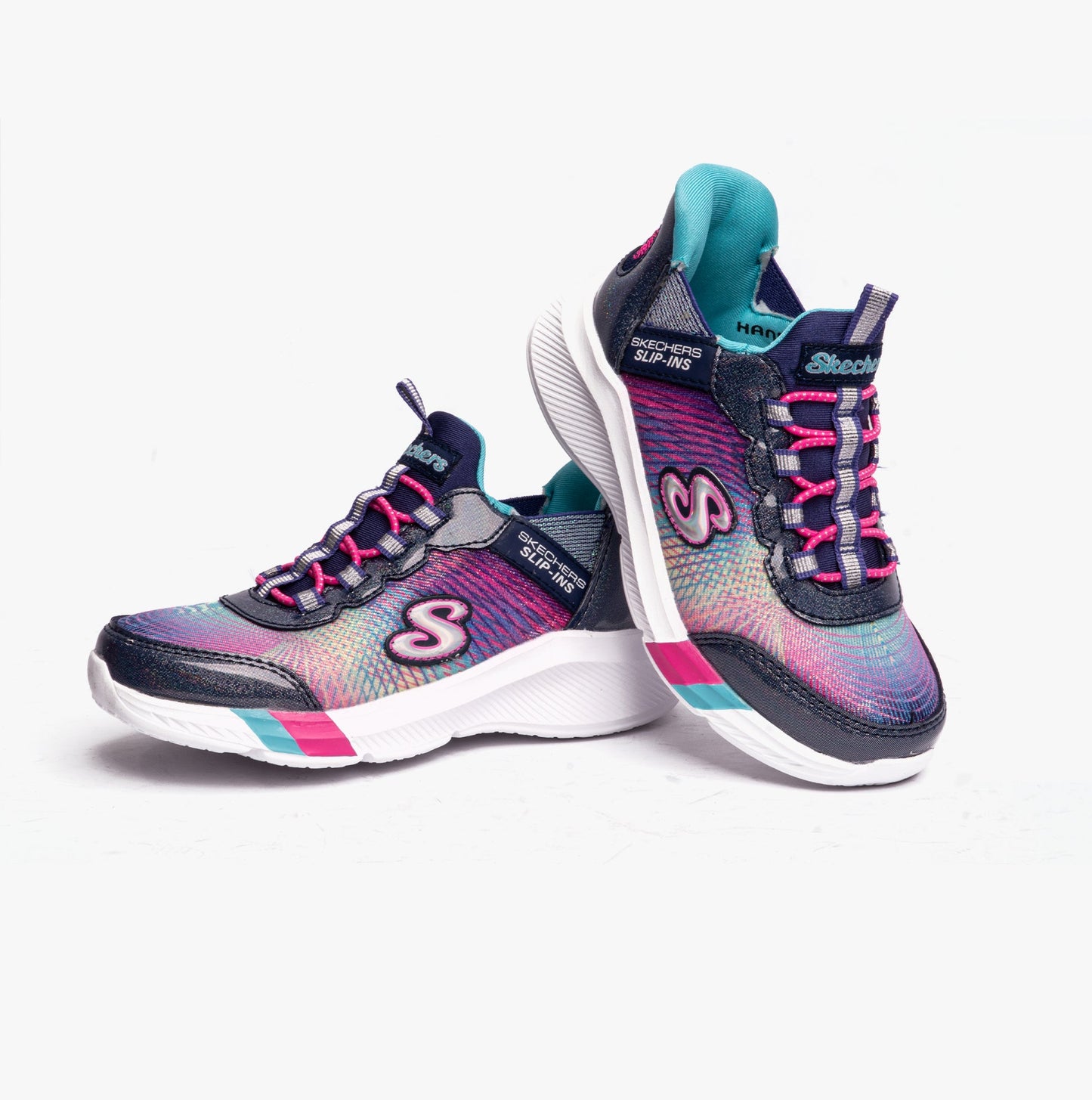 Skechers 303514L/NVMT DREAMY LITES - COLORFUL PRISM Girls Sneaker Navy/Multi