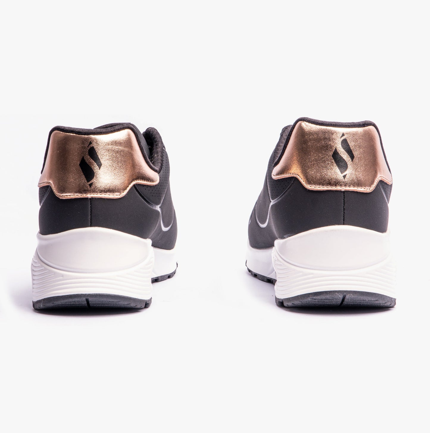 Skechers 310545L/BLK UNO GEN1 - SHIMMER AWAY Girls Trainers Black