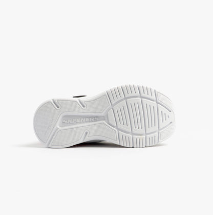 Skechers 403926L/NVOR MICROSPEC ADVANCE Boys Trainers Navy/Orange