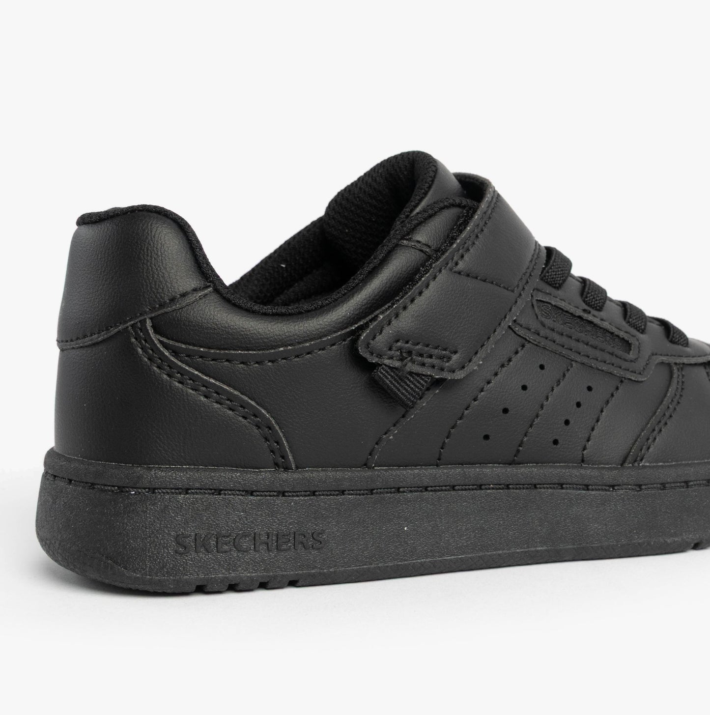 Skechers 405638L/BBK QUICK STREET Boys School Trainers Black