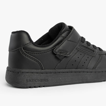 Skechers 405638L/BBK QUICK STREET Boys School Trainers Black