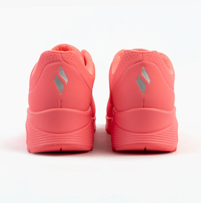 Skechers 73690/CRL UNO - STAND ON AIR Womens Trainers Coral