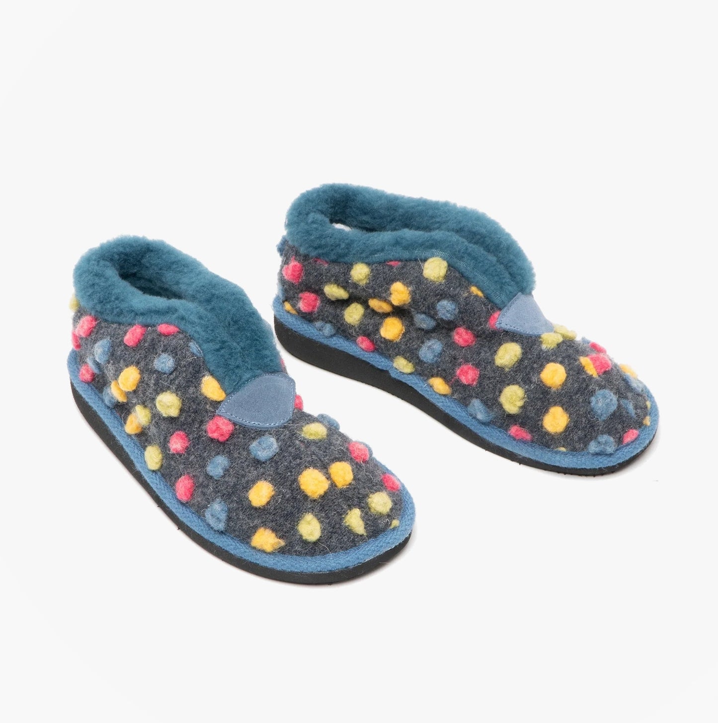 Sleepers TILLY Womens Boot Slippers Blue/Multi