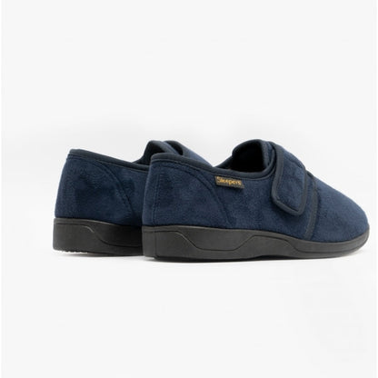 Sleepers TOM Mens Full Slippers Navy Blue
