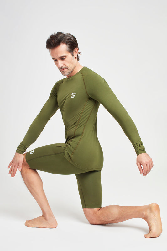 Long Sleeve Top - Earth Khaki