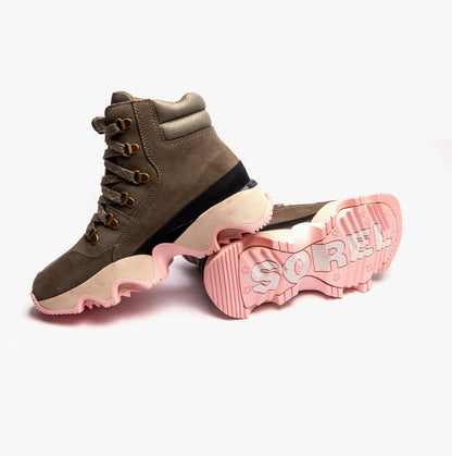 Sorel KINETIC IMPACT CONQUEST WP Womens Snow Boots Stone Green