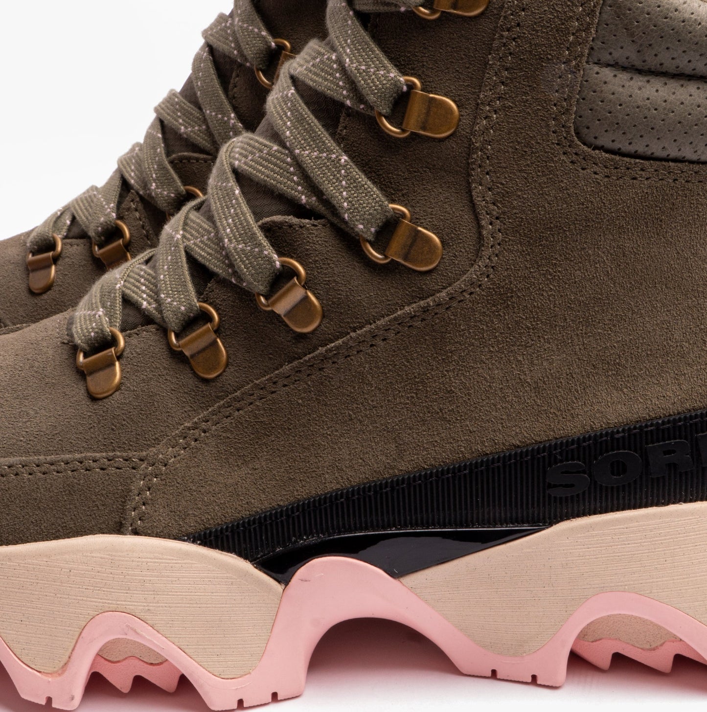 Sorel KINETIC IMPACT CONQUEST WP Womens Snow Boots Stone Green