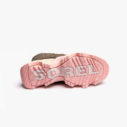 Sorel KINETIC IMPACT CONQUEST WP Womens Snow Boots Stone Green