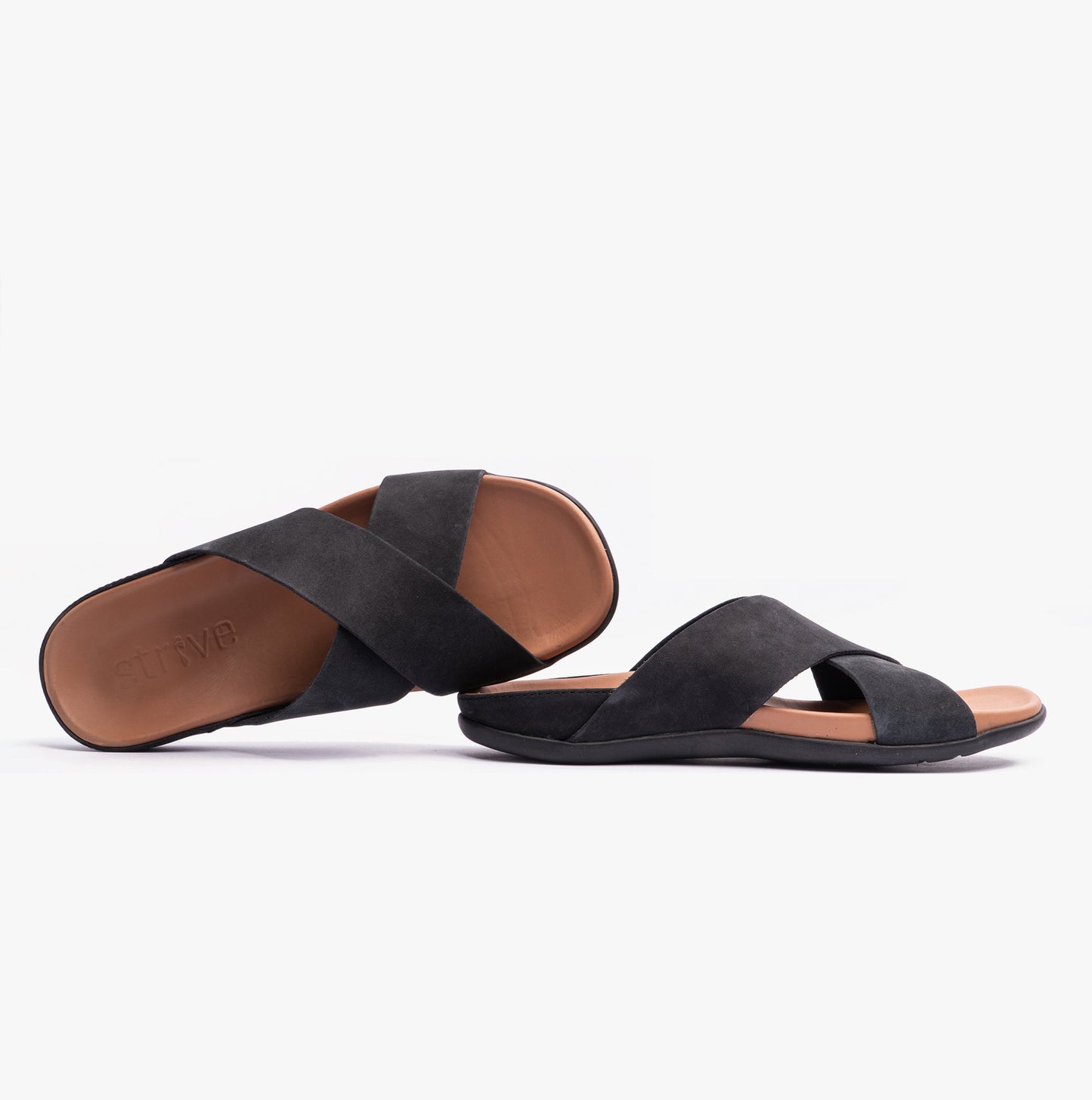 Strive PALMA Womens Crossover Sandals Black