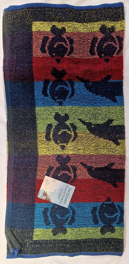 T27 JAQUARD DESIGN BEACH TOWEL