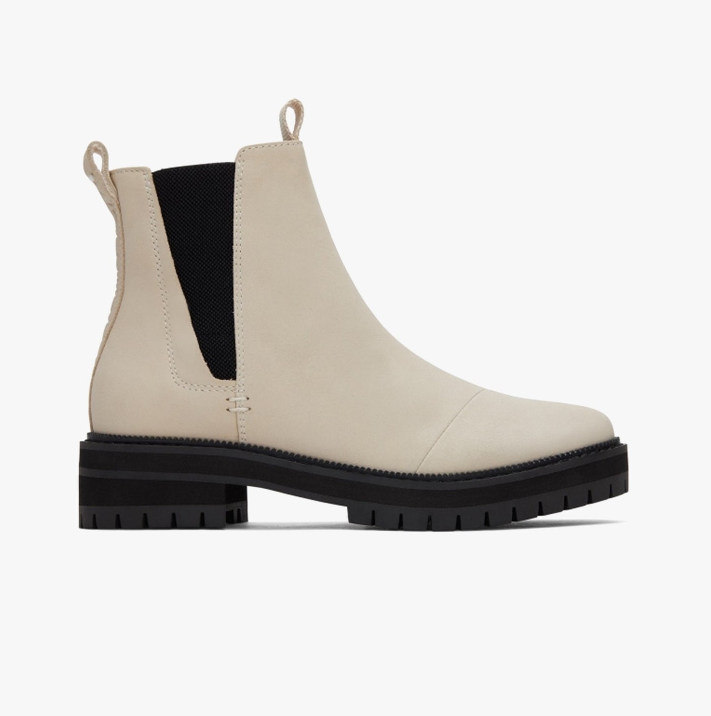 TOMS DAKOTA Womens Water Resistant Chelsea Boots Beige