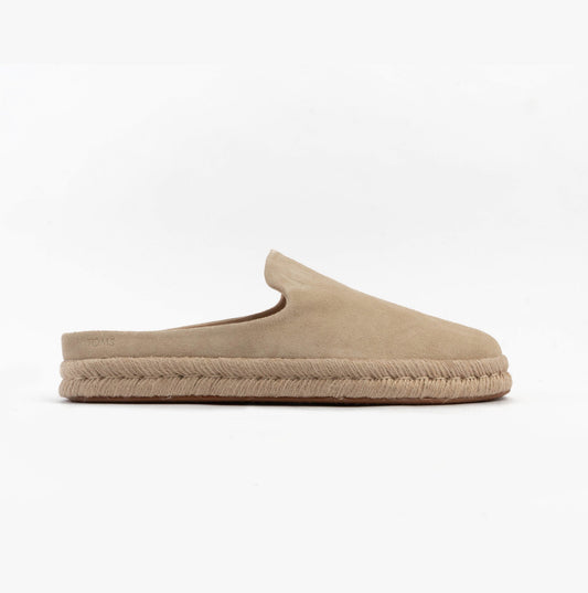 TOMS SANTIAGO MULE Mens Espadrille Beige