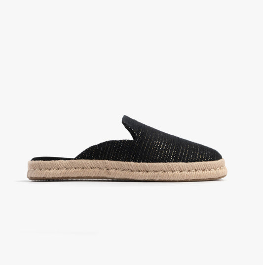 TOMS SANTIAGO MULE Womens Espadrille Black