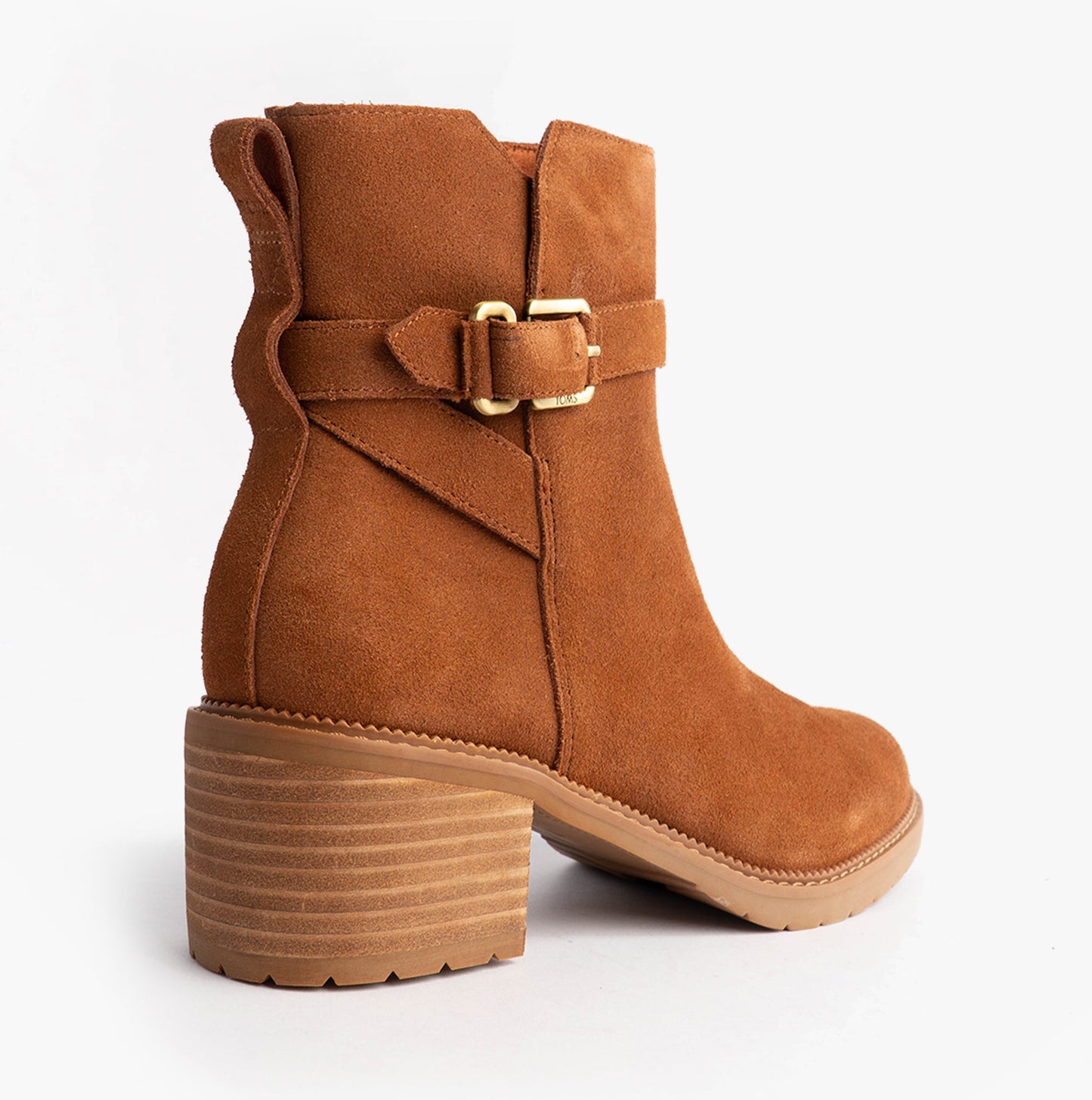 TOMS HAILEY BUCKLE Womens Ankle Boots Brown