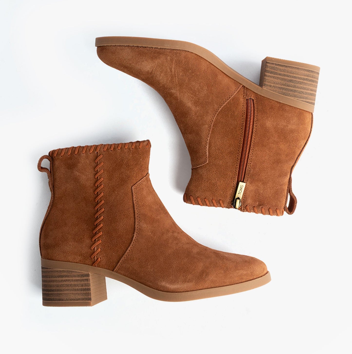 TOMS DELILAH Womens Ankle Boots Brown