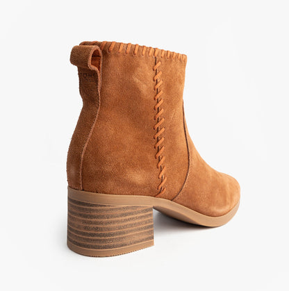 TOMS DELILAH Womens Ankle Boots Brown