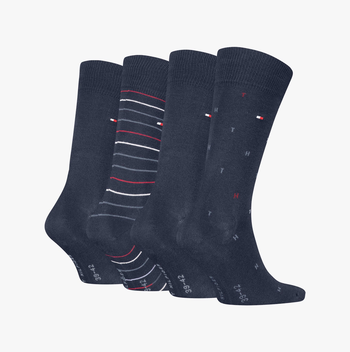 Tommy Hilfiger 4 Pack Giftbox Mens Socks Navy
