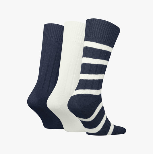 Tommy Hilfiger 3 Pack Giftbox Bootsock Mens Socks Navy