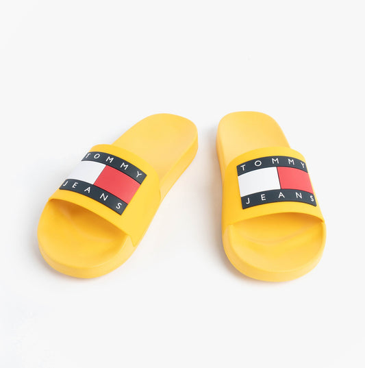 Tommy Hilfiger TJ POOL SLIDES Mens Slides Warm Yellow