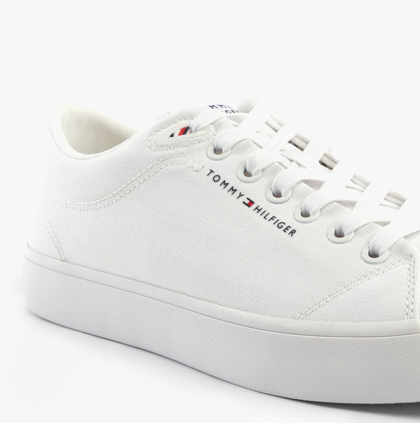 Tommy Hilfiger LOGO PATCH Mens Trainers White