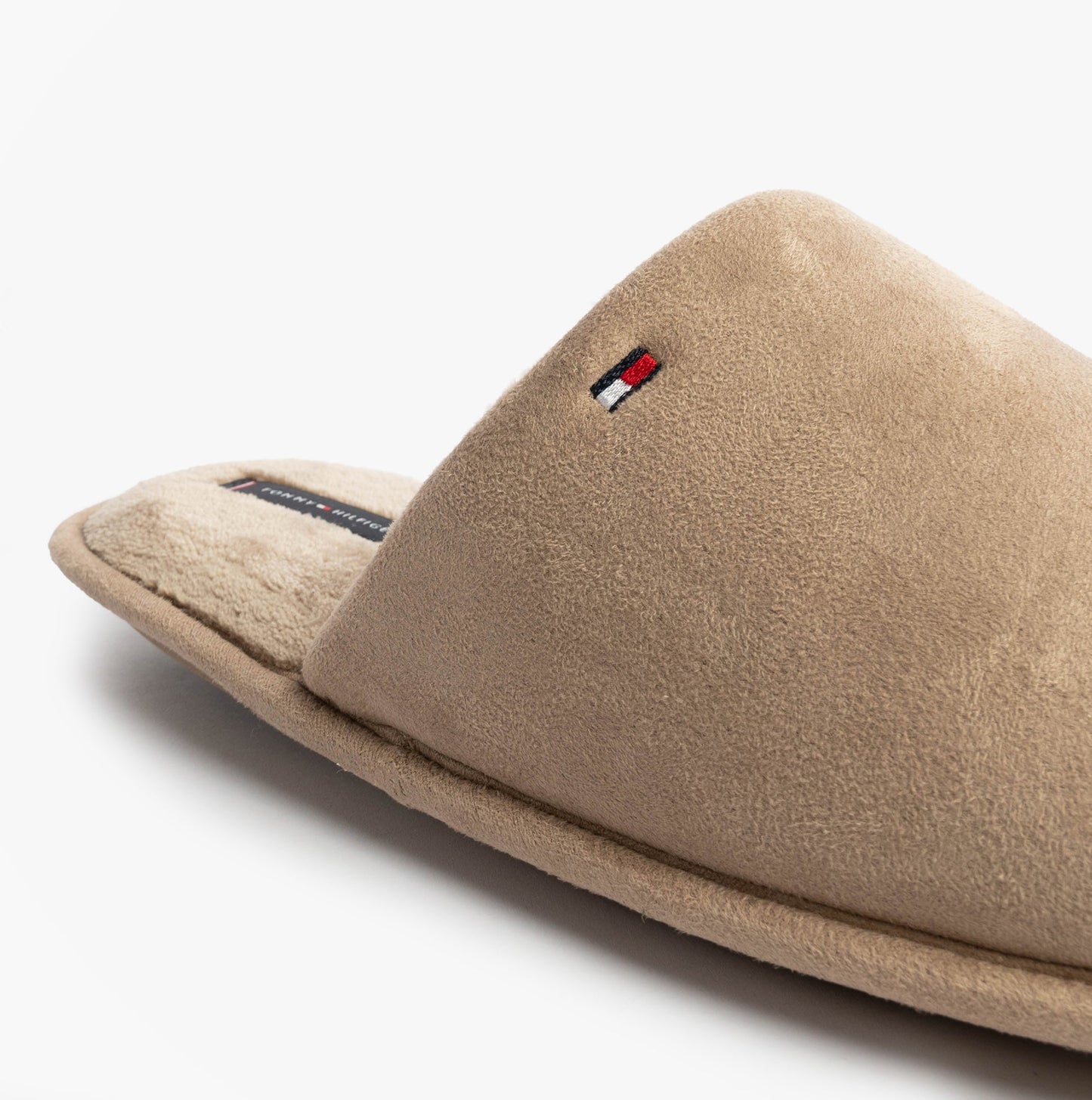 Tommy Hilfiger CORE HILFIGER FLAG H Mens Mule Slippers Coastal Taupe