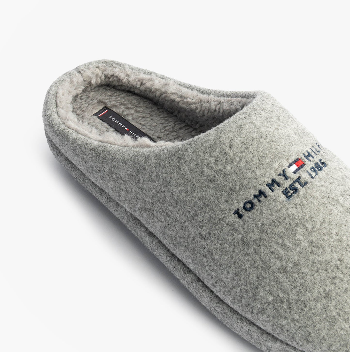 Tommy Hilfiger HILFIGER FELT HOUSE Mens House Slippers Universal Grey