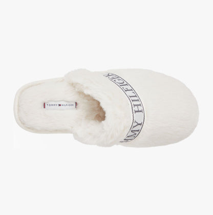 Tommy Hilfiger TOMMY FUR HOTEL  Womens Slippers Ancient White